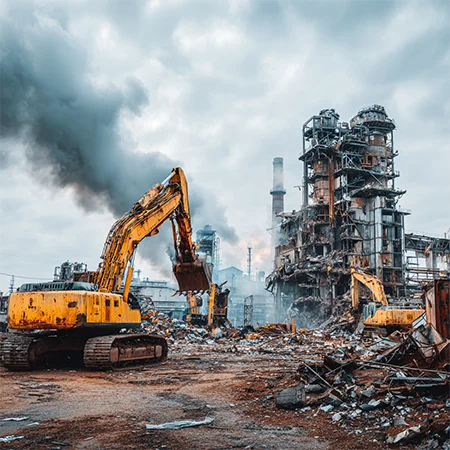 Ražošanas ēku demontāža