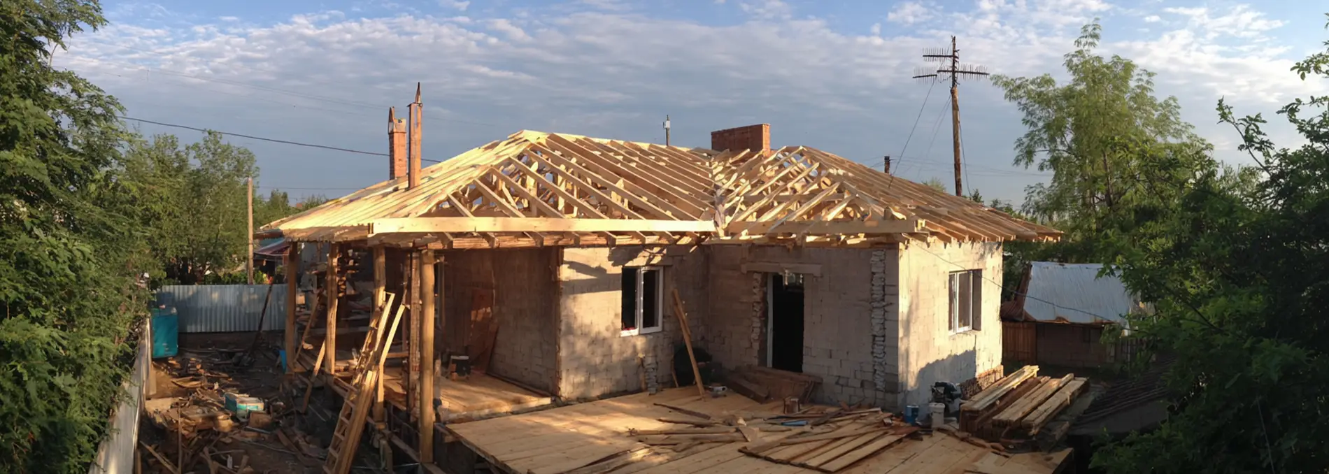 Vecā jumta nomaiņa